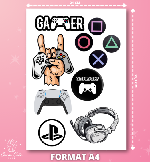 Wydruk Cukrowy Gamer #1