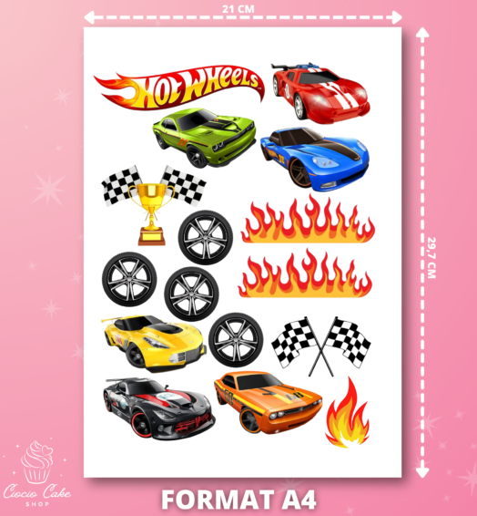 Wydruk Cukrowy Hot Wheels #1